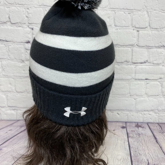 Under ARMOUR Beanie Knit Toque Winter Cap University of Alberta Pandas Soccer - Picture 3 of 11